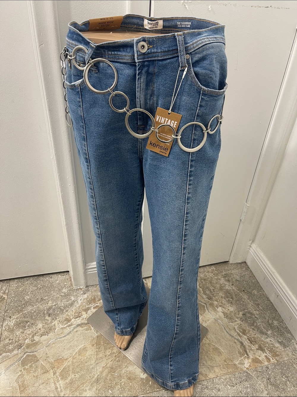 Kensie Blue Flare Jeans